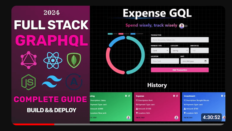 GraphQL Expense Tracker