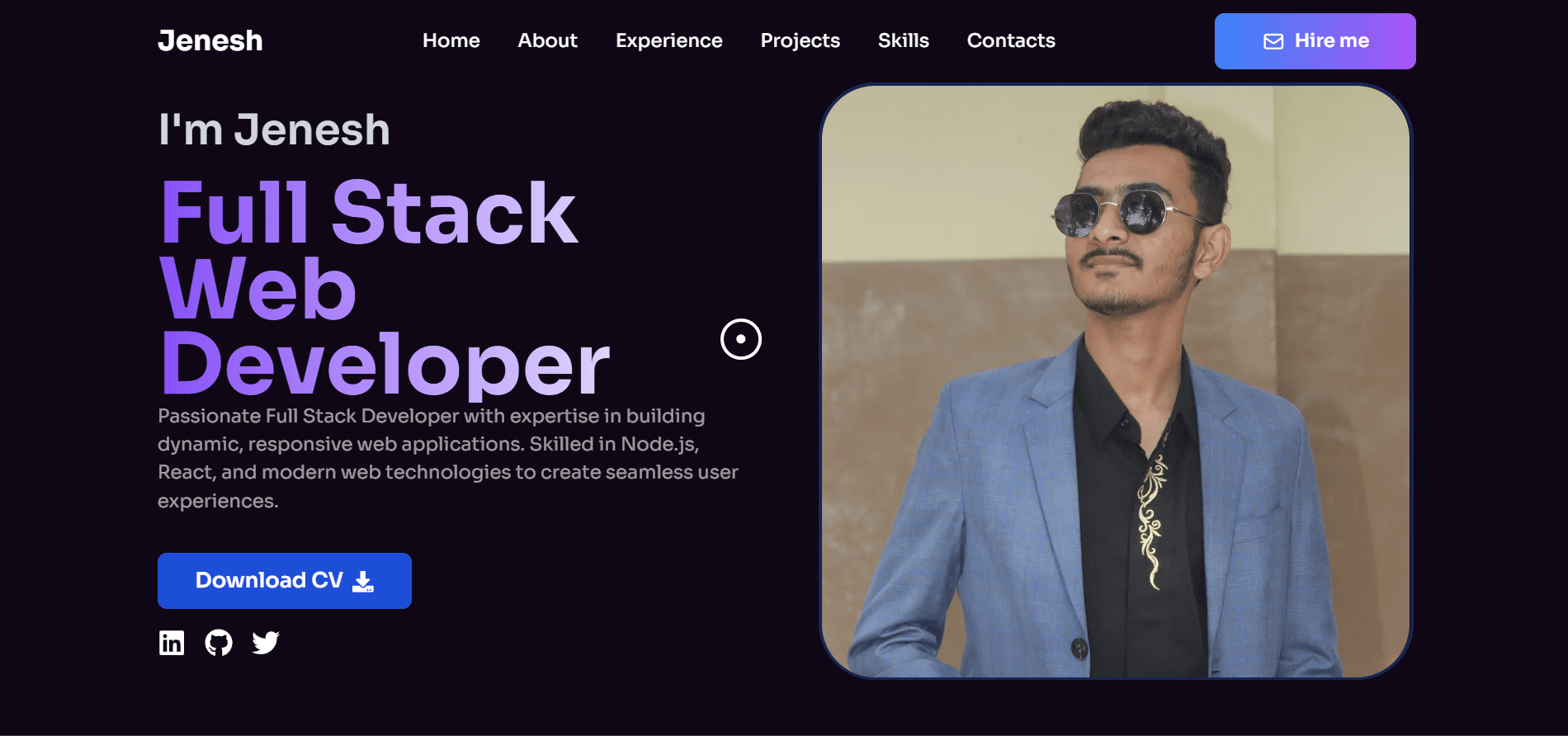 Personal Developer Portfolio